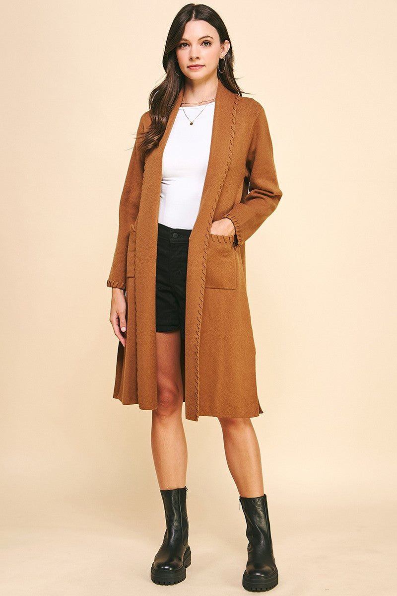 The Camel Cardigan