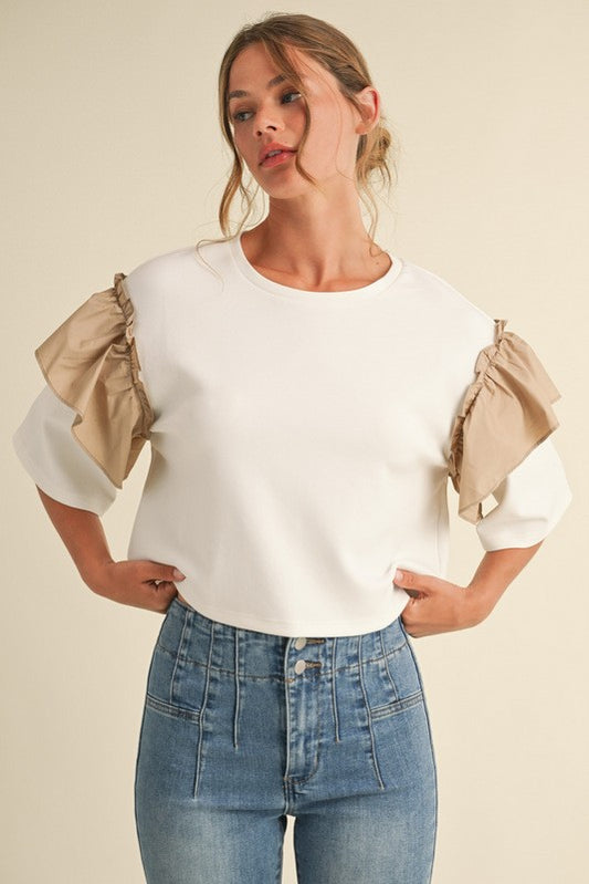 The Roxxy Ruffle Top