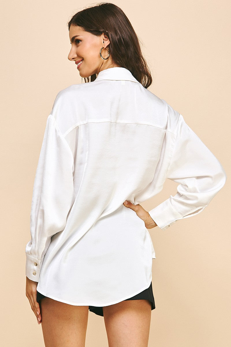 The Simmi Satin Blouse