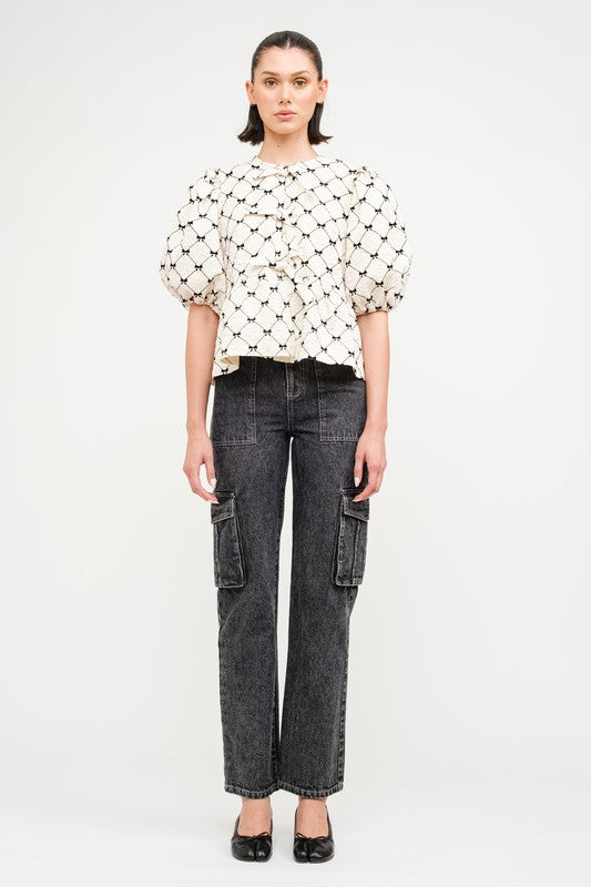 The Norah Tie Blouse