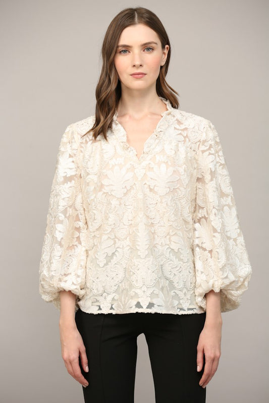 The Lillian Lurex Blouse