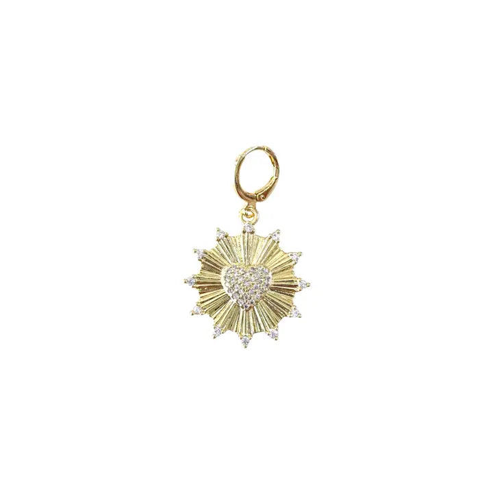 The Sunny Heart Charm