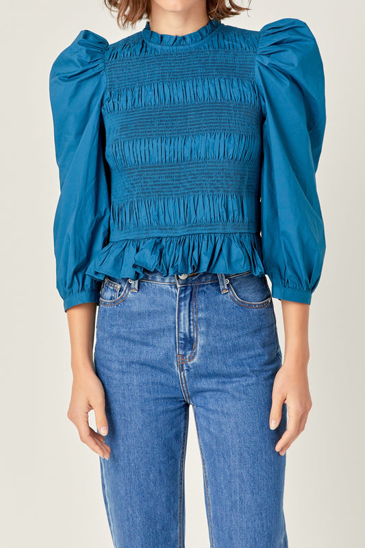 The Sophie Smocked Top