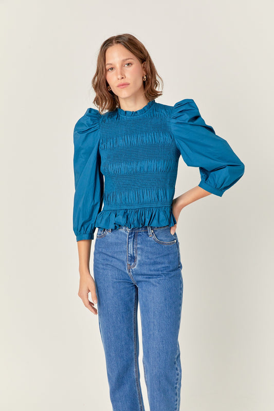 The Sophie Smocked Top