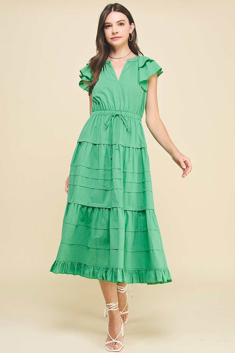 The Gemma Green Dress