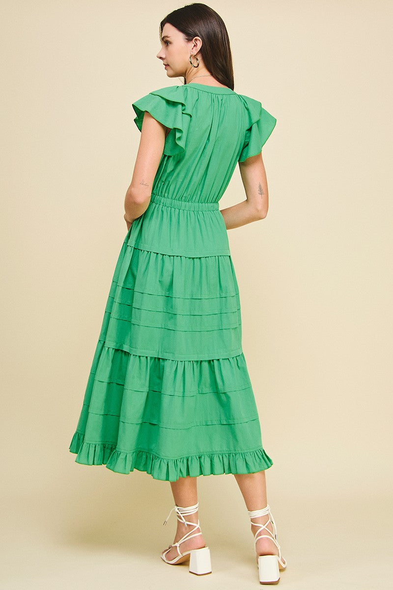 The Gemma Green Dress