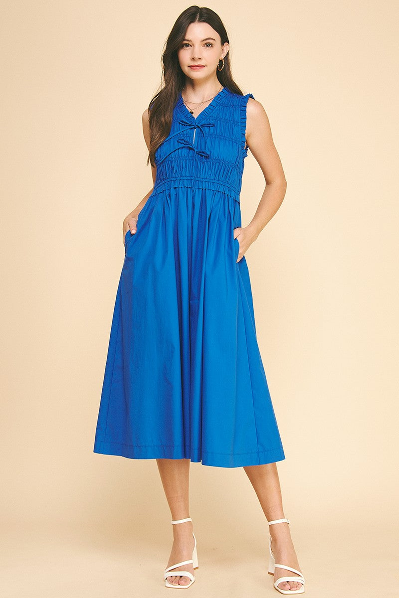 The Sevie Smocked Dress/ FINAL SALE