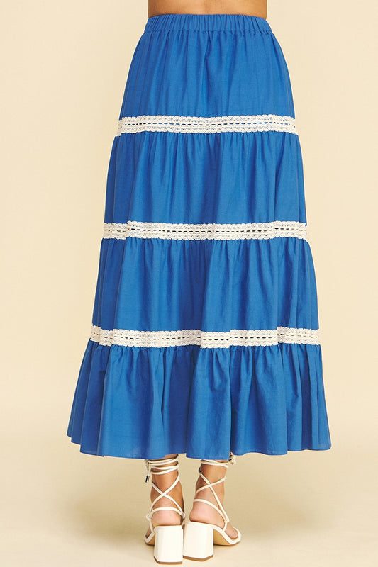 The Lillie Lace Maxi Skirt/ FINAL SALE