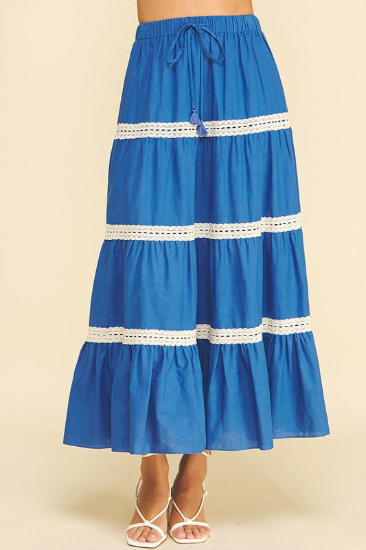 The Lillie Lace Maxi Skirt/ FINAL SALE
