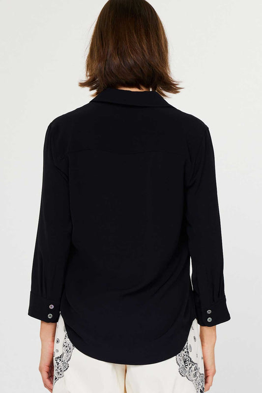 The Bollo Button Down Blouse