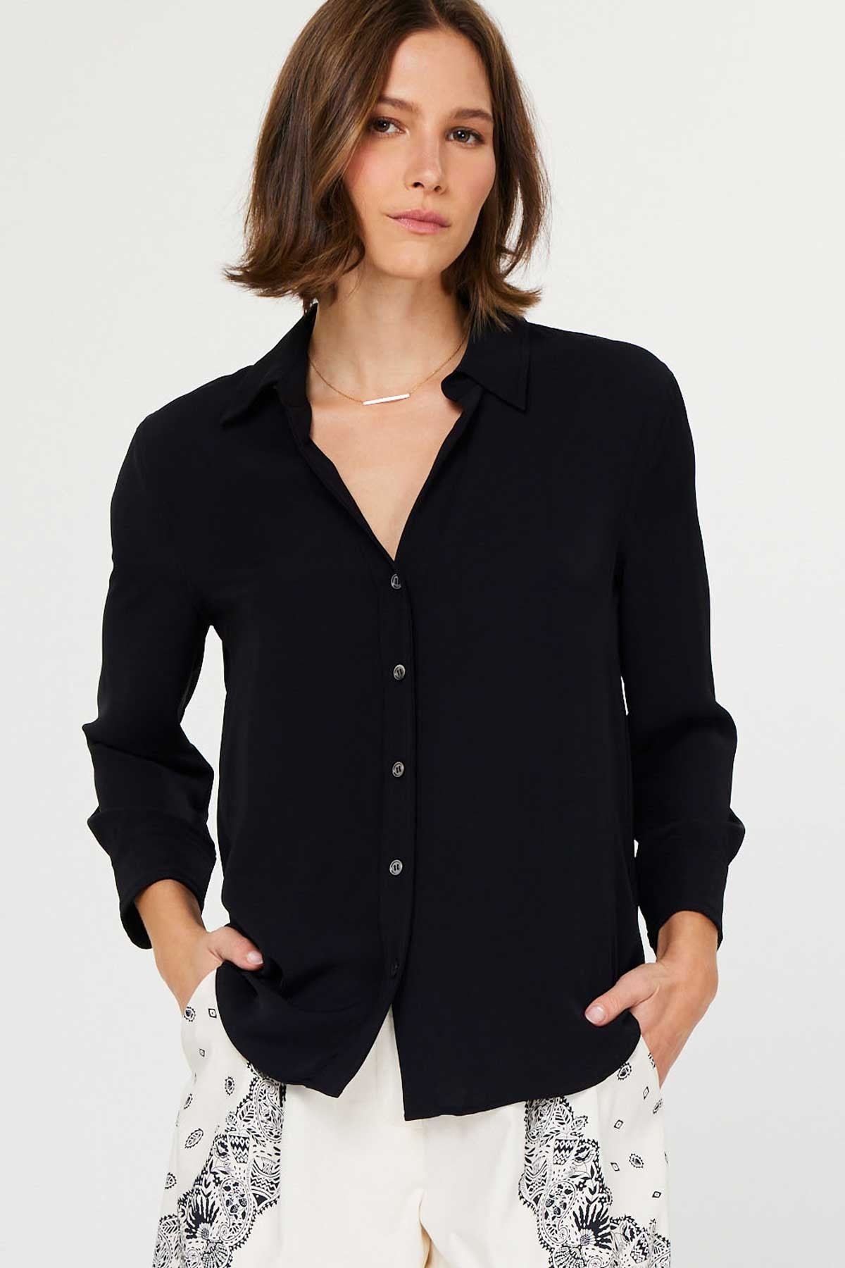 The Bollo Button Down Blouse