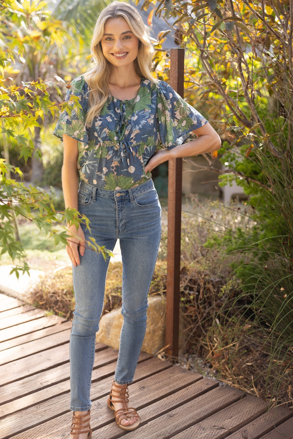 The Fana Floral Top