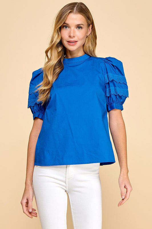 The Poppy Poplin Top