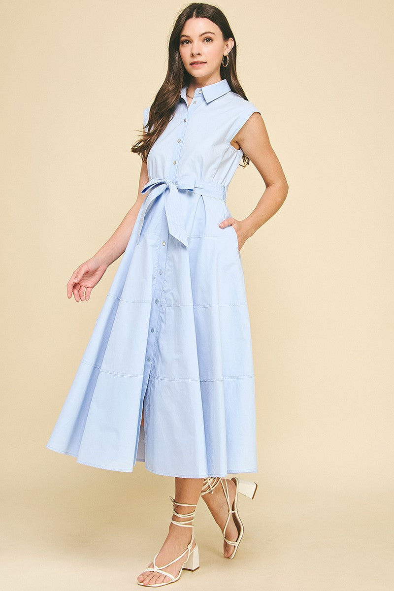 The Brenda Button Down Dress