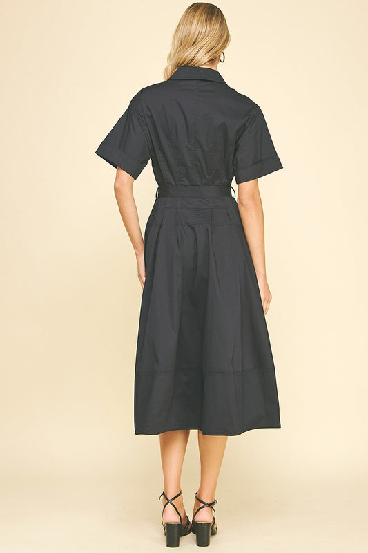The Celeste Collared Midi