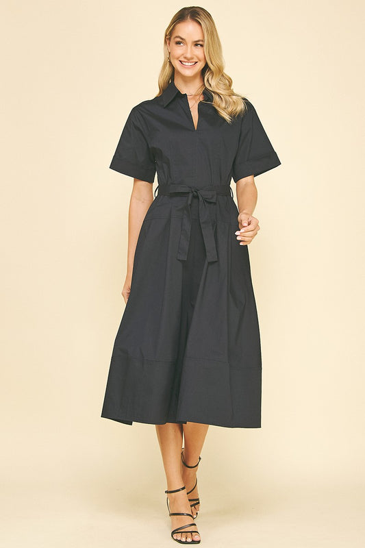 The Celeste Collared Midi