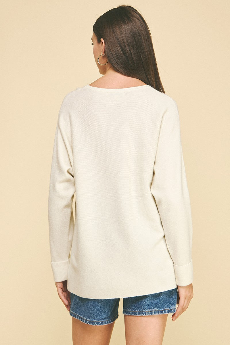The Carlie Cuff Sweater