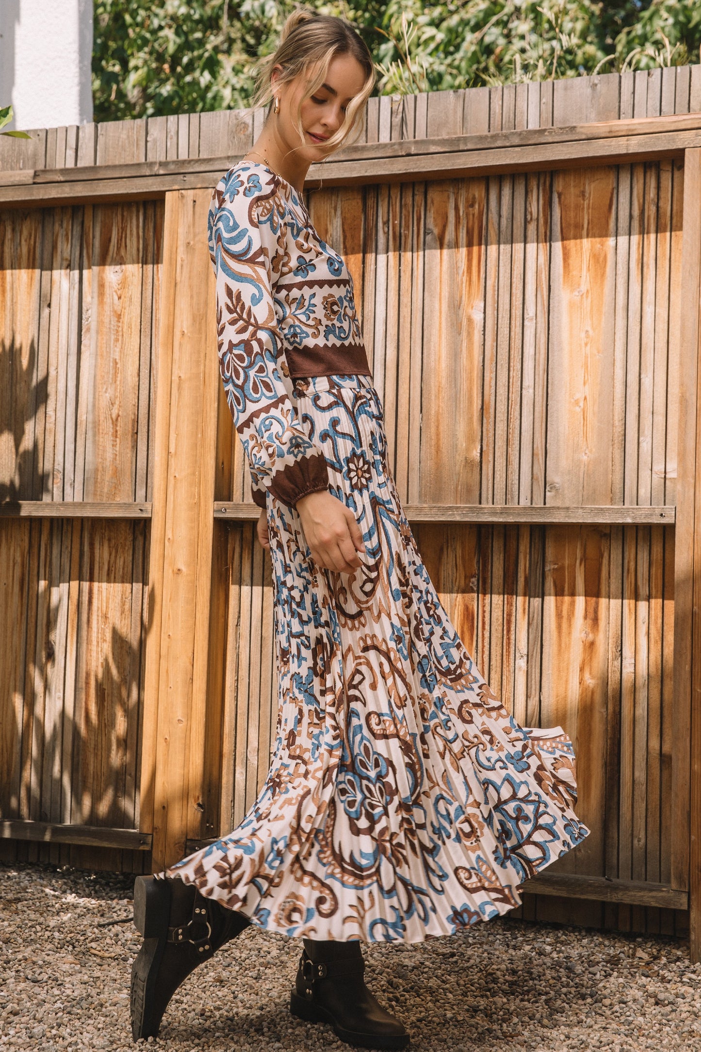 The Pallie Pleated Skirt