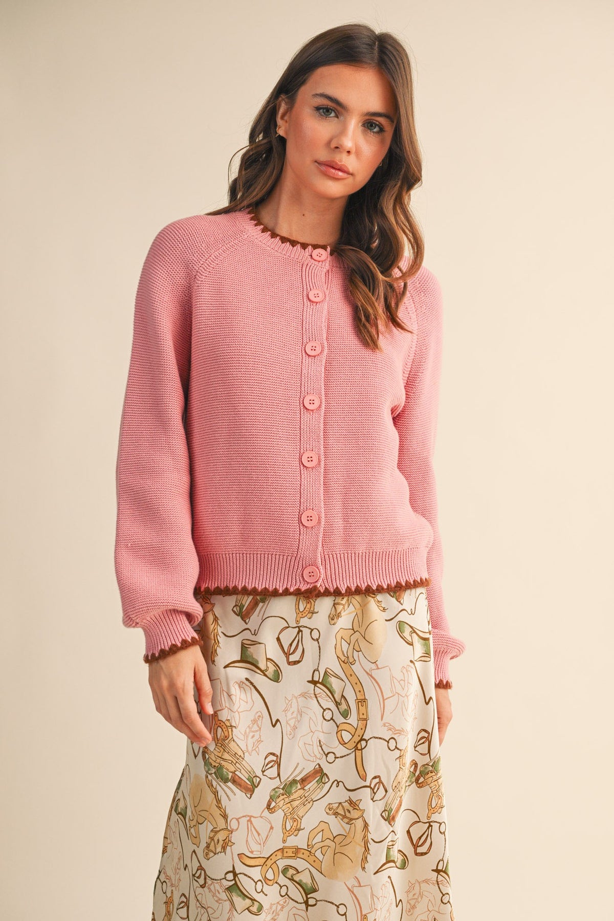 The Sara Stitched Cardigan