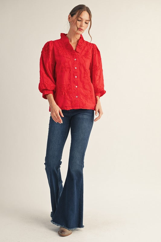 The Felicity Floral Top
