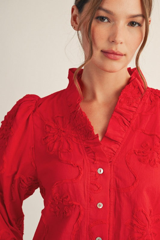 The Felicity Floral Top