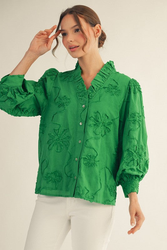 The Felicity Floral Top