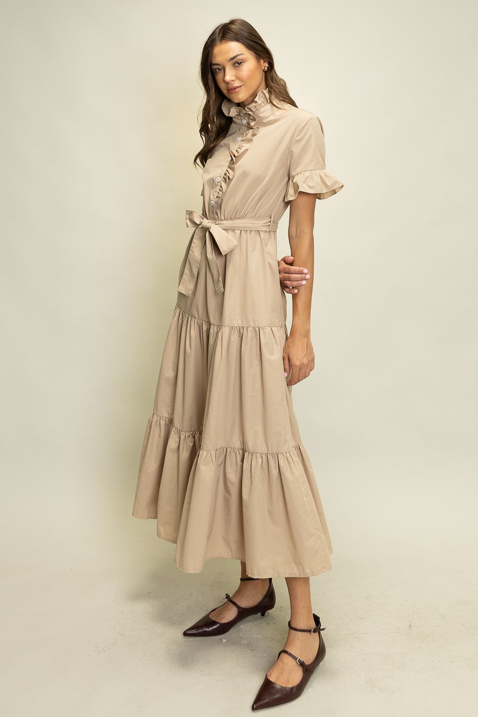 The Rellie Ruffle Midi