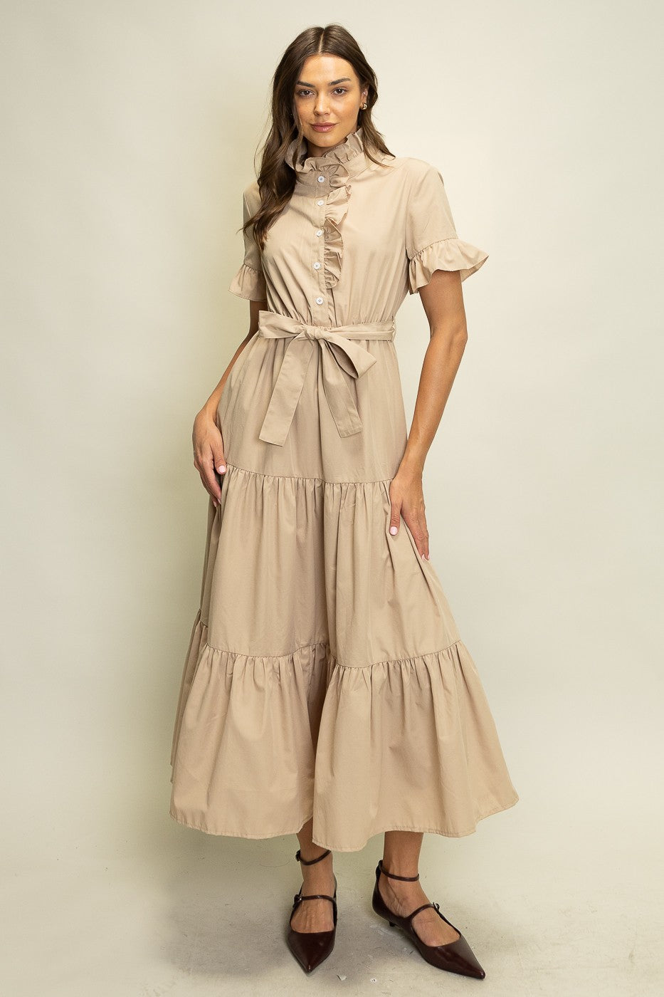 The Rellie Ruffle Midi