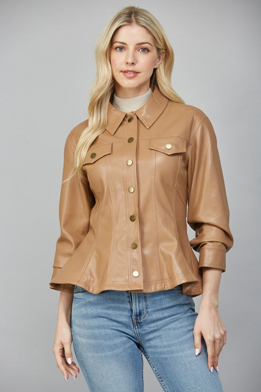 The Lobbie Leather Shirt