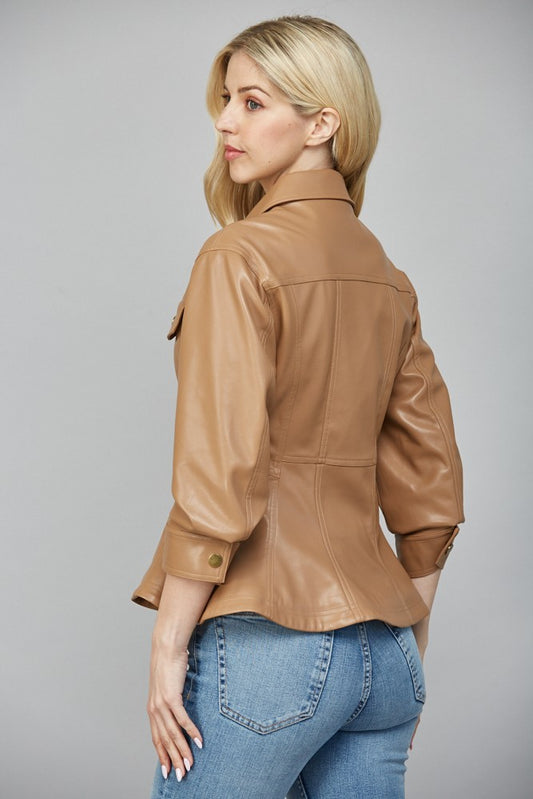 The Lobbie Leather Shirt