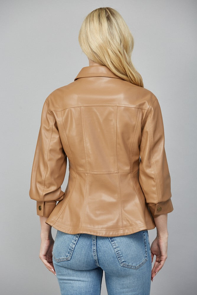 The Lobbie Leather Shirt