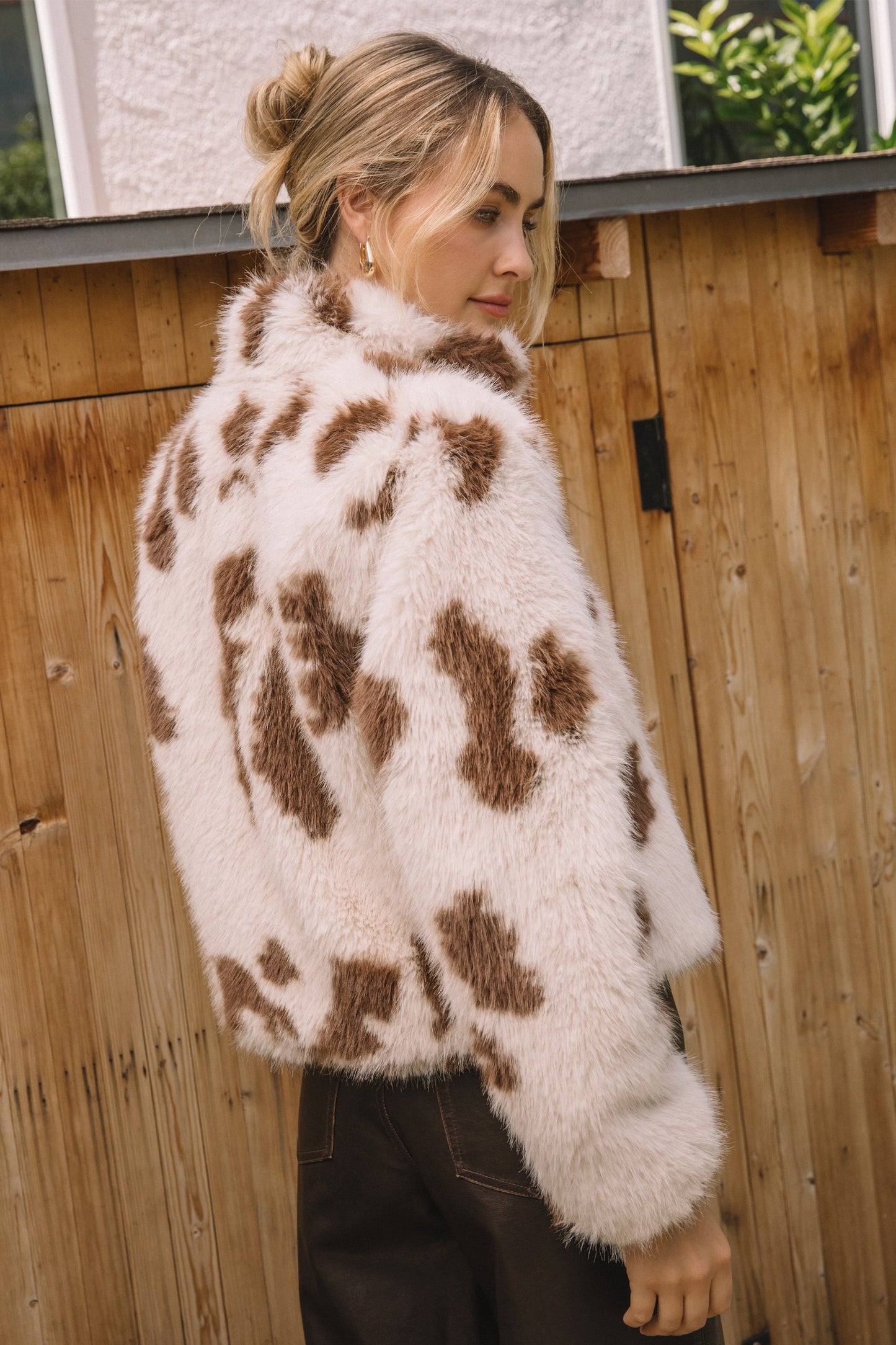 The Carlo Cow Fur Coat