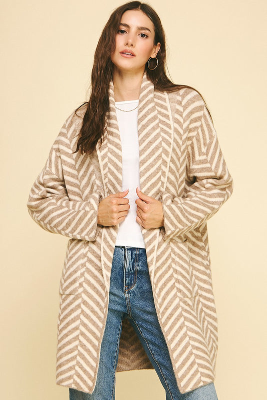 The Stetson Striped Cardigan