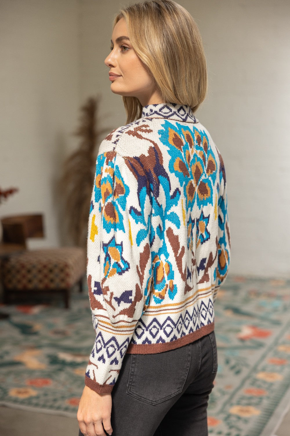 The Aleah Abstract Sweater