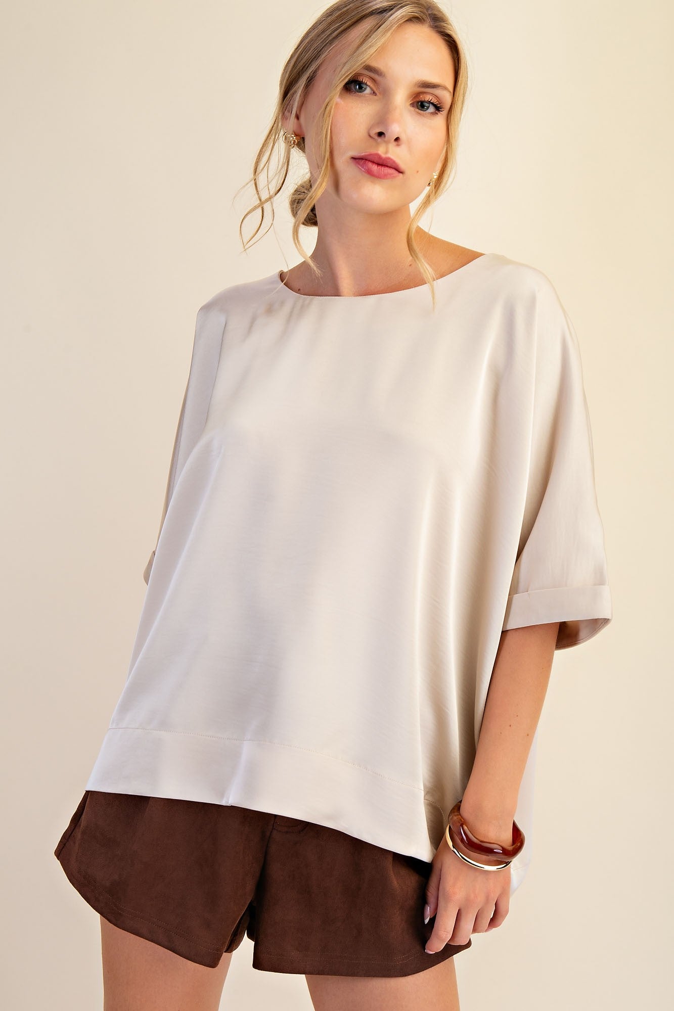 The Stephie Silk Top