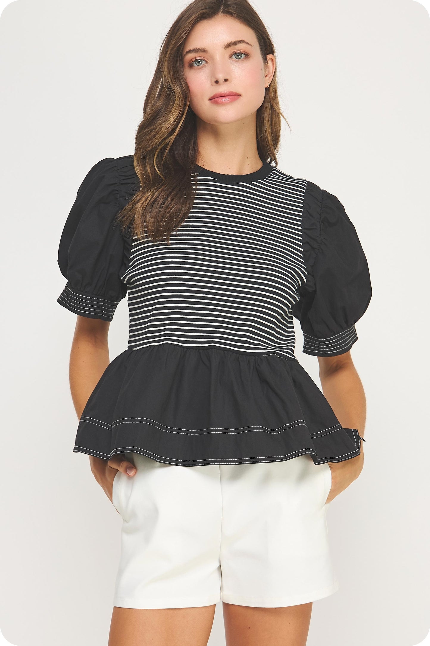 The Cello Contrast Top