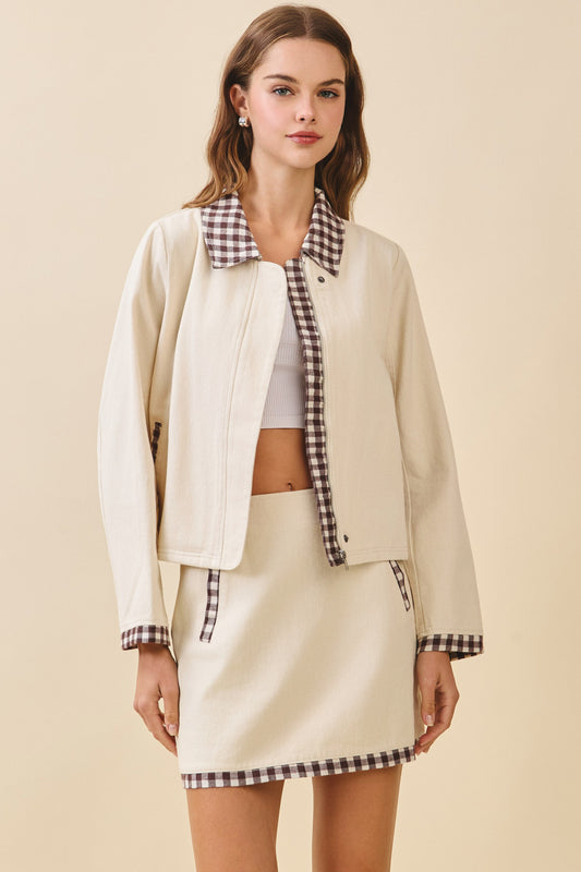 The Geneva Gingham Jacket
