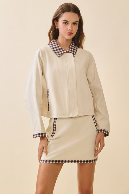 The Geneva Gingham Jacket