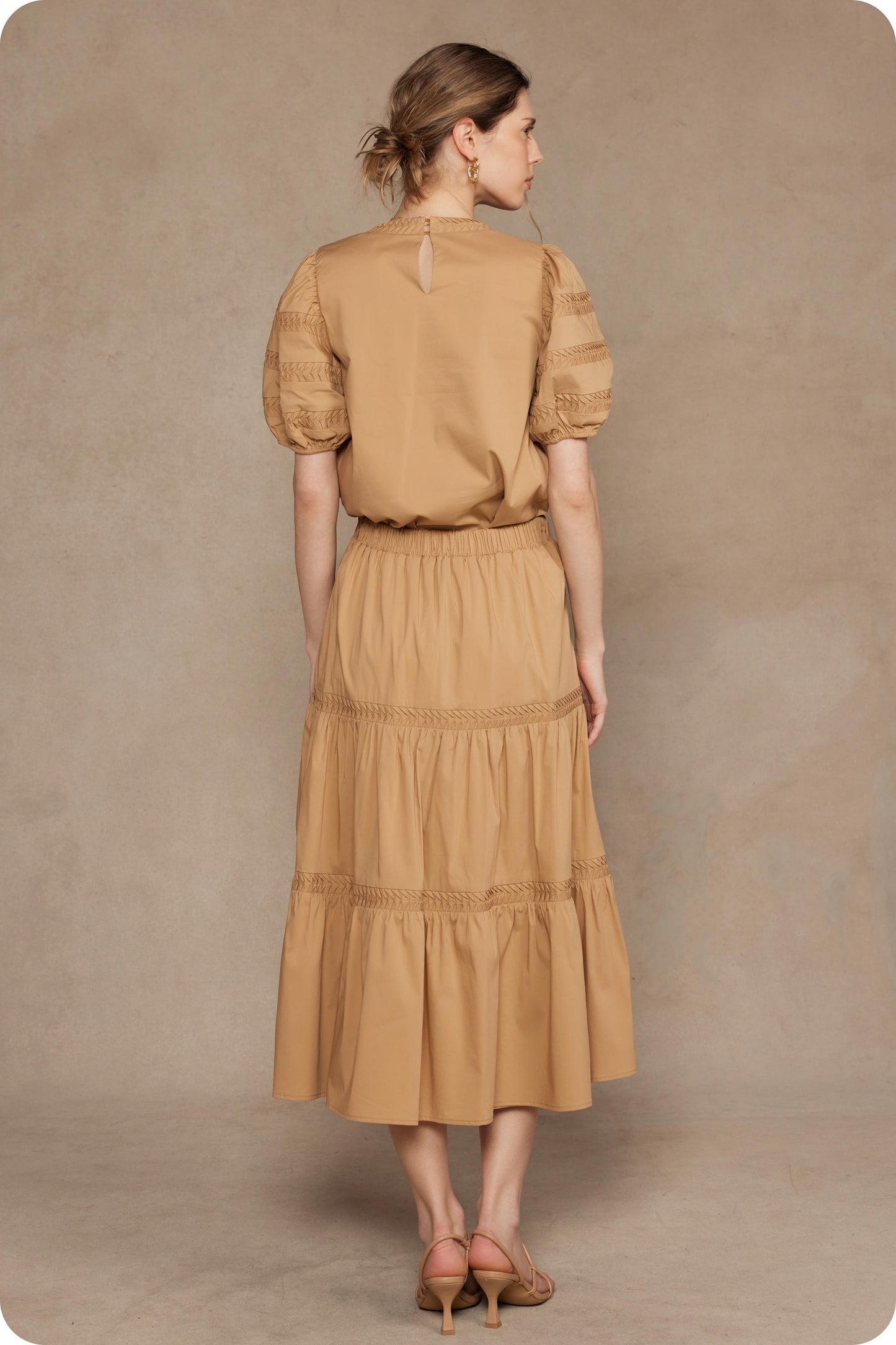 The Precious Pintuck Skirt/ FINAL SALE