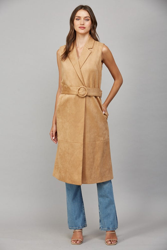 The Sarely Suede Duster/ FINAL SALE