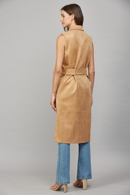 The Sarely Suede Duster/ FINAL SALE