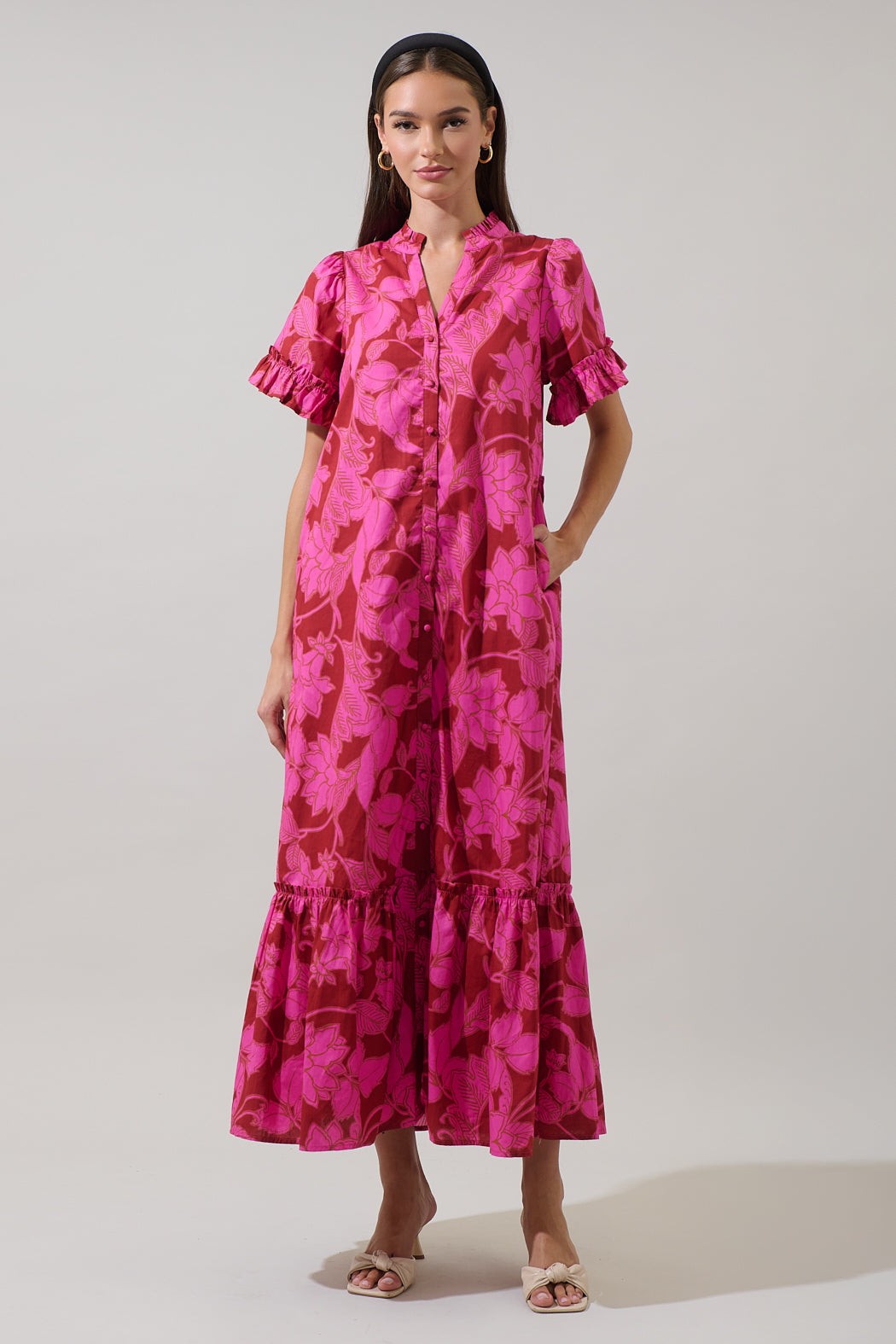 The Craney Floral Midi Dress