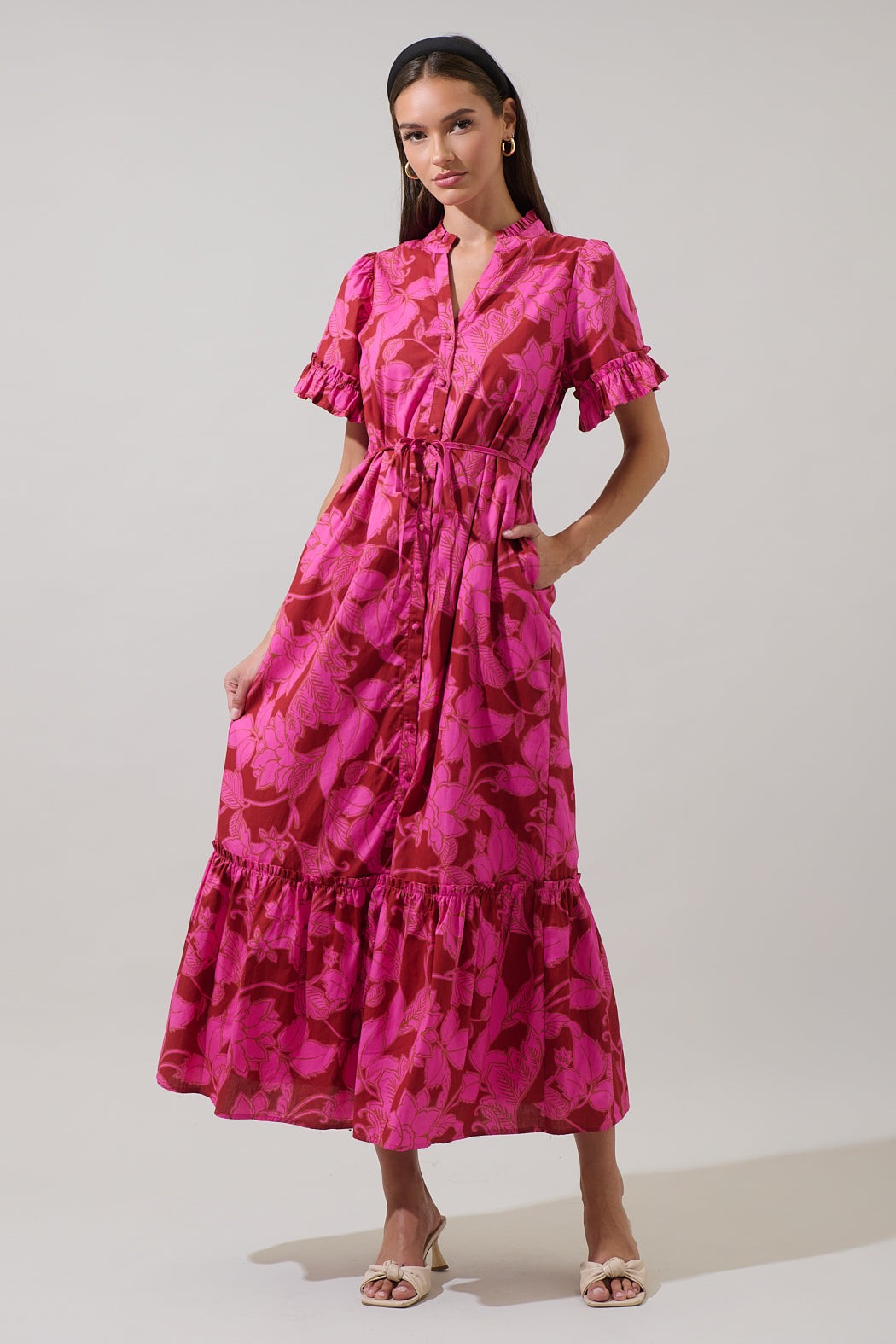 The Craney Floral Midi Dress