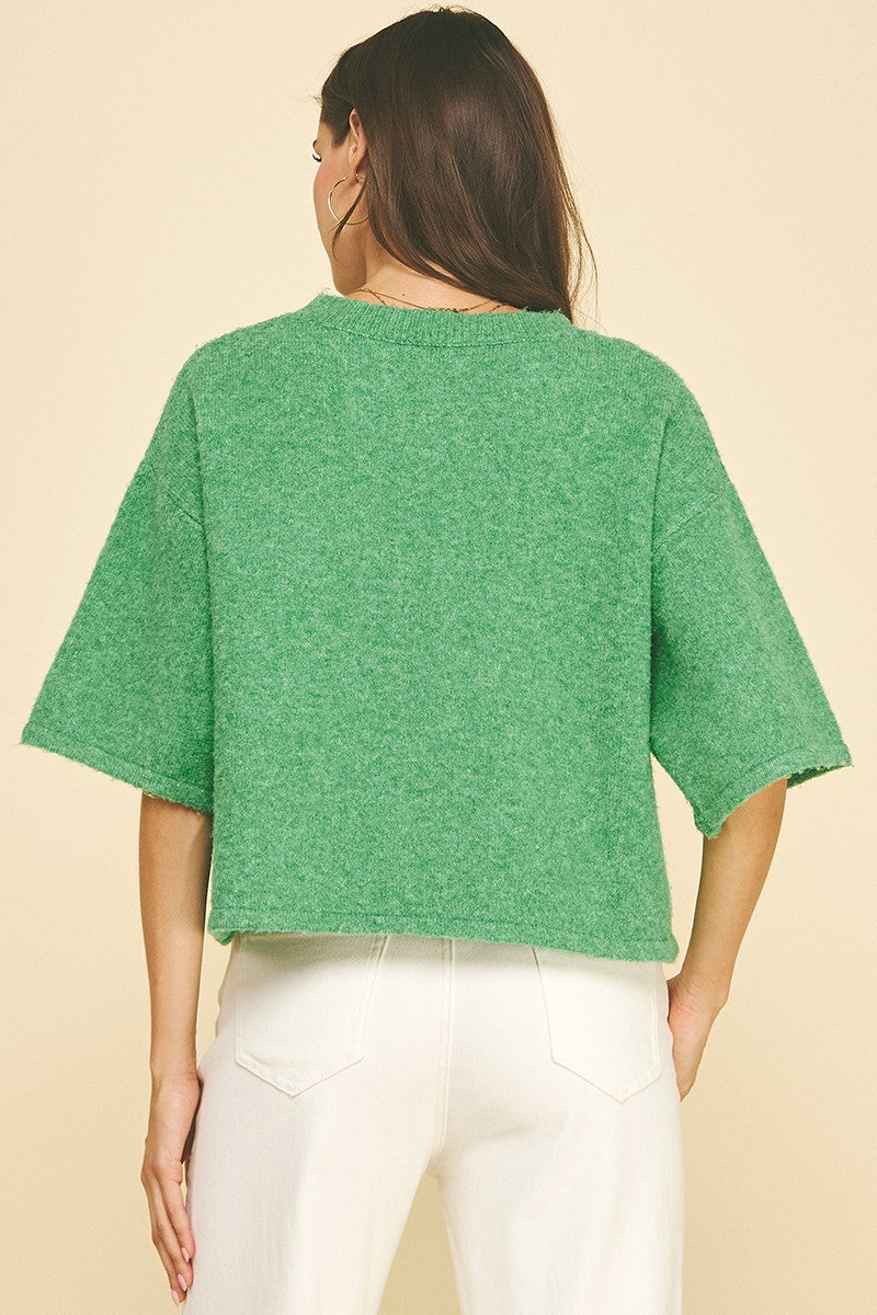 The Bennie Button Sweater