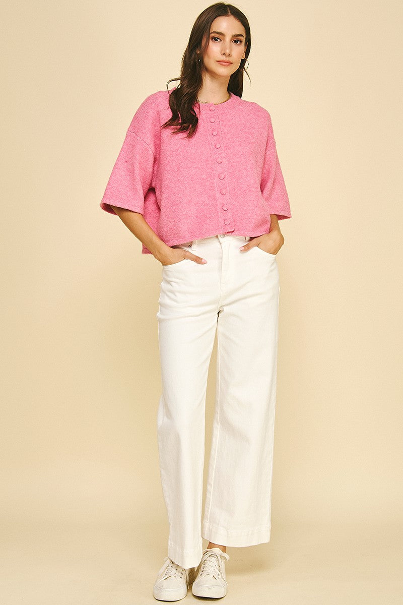 The Bennie Button Sweater
