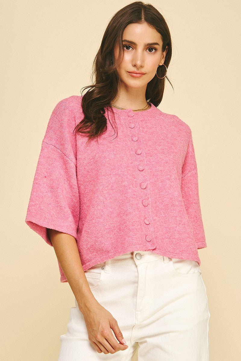 The Bennie Button Sweater