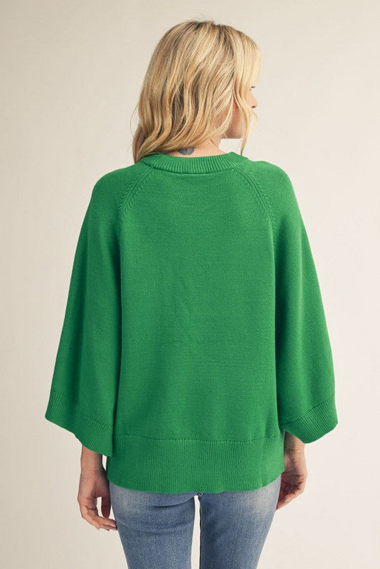 The Dennie Drop Shoulder Sweater