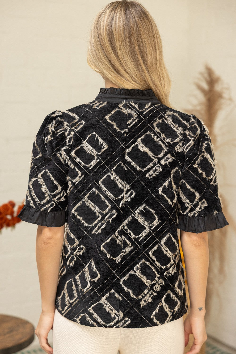 The Brandi Burn Out Blouse