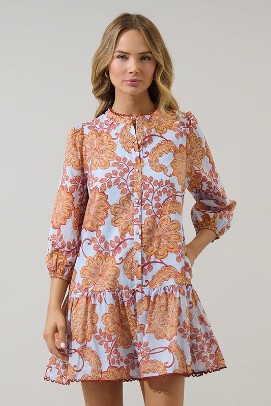 The Siany Floral Mini Dress