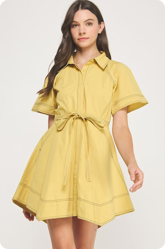 The Seyla Stitched Dress